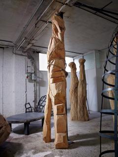 Annabelle Hyvrier, 'Woman' cedar tree ht: 280 cm, 2012